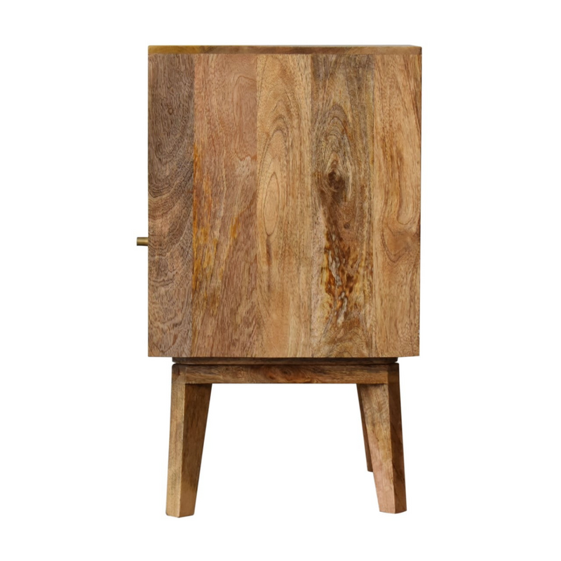 Artisan Furniture Solid Wood Knit Door Bedside