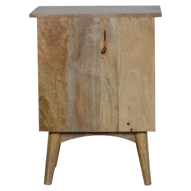 Artisan Furniture Solid Wood Nordic Style Bedside with 2 Drawers