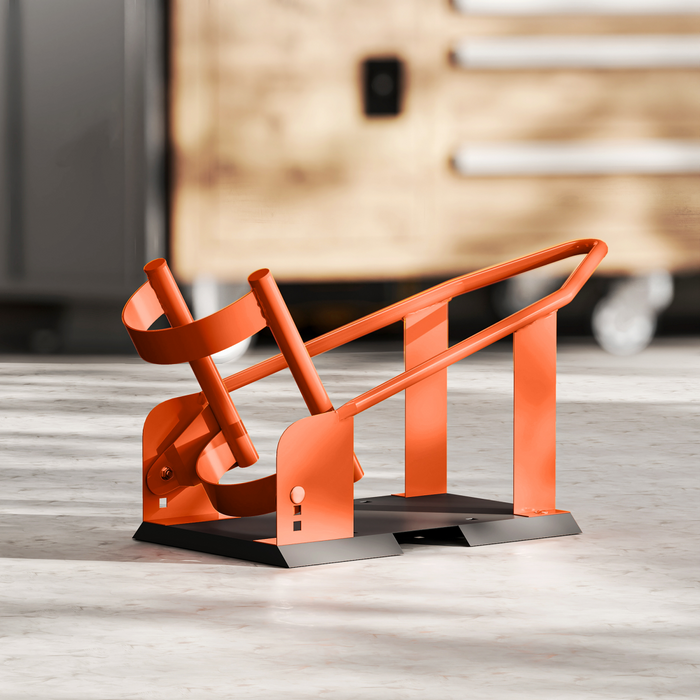 HOMCOM 816.5 kg Motorcycle Wheel Chock, Motorcycle Front Wheel Chock Holder