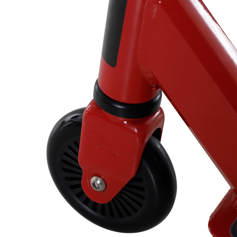 HOMCOM Stunt Scooter Complete Trick Scooters Kick Scooters Teenagers Red