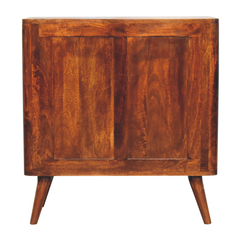 Artisan Furniture Solid Wood Bera Chest, Light Brown, 3 Drawers