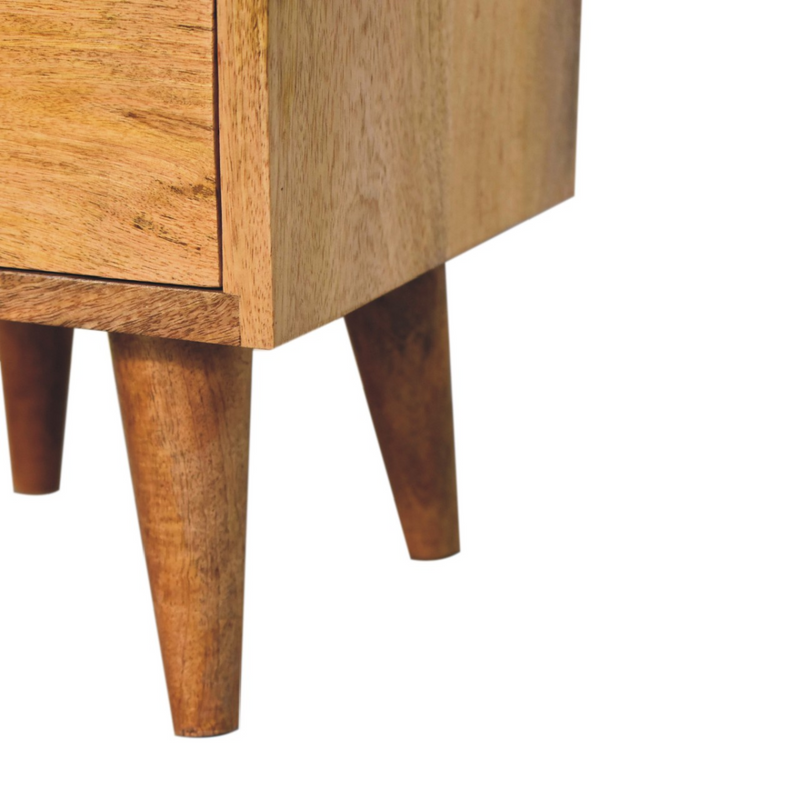 Artisan Furniture Solid Wood Mini Classic Multi Oak-ish Bedside