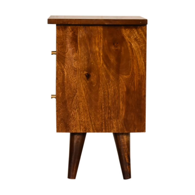 Artisan Furniture Solid Wood Chestnut Bedside