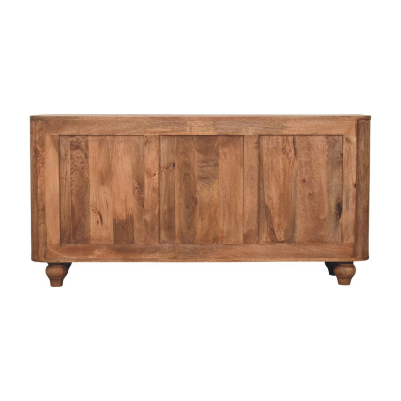 Artisan Furniture Solid Wood Montara Sideboard, 3 Drawers & 2 Doors, Brown