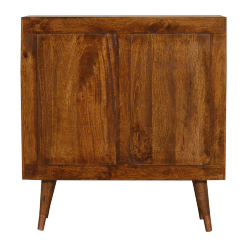 Artisan Furniture Solid Wood Manila Copper Chest, Light Brown, 3 Drawers