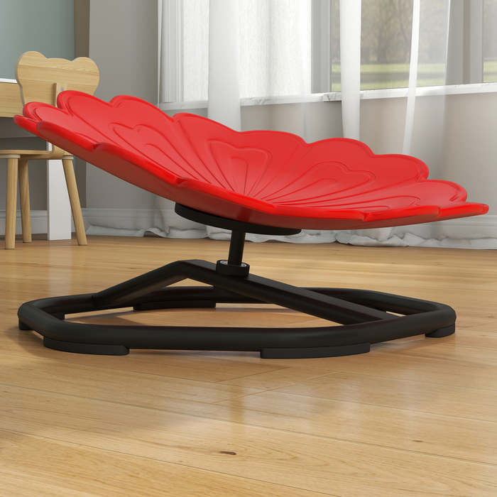 AIYAPLAY Sensory Spinning Chair, Kids Swivel Chair, Red