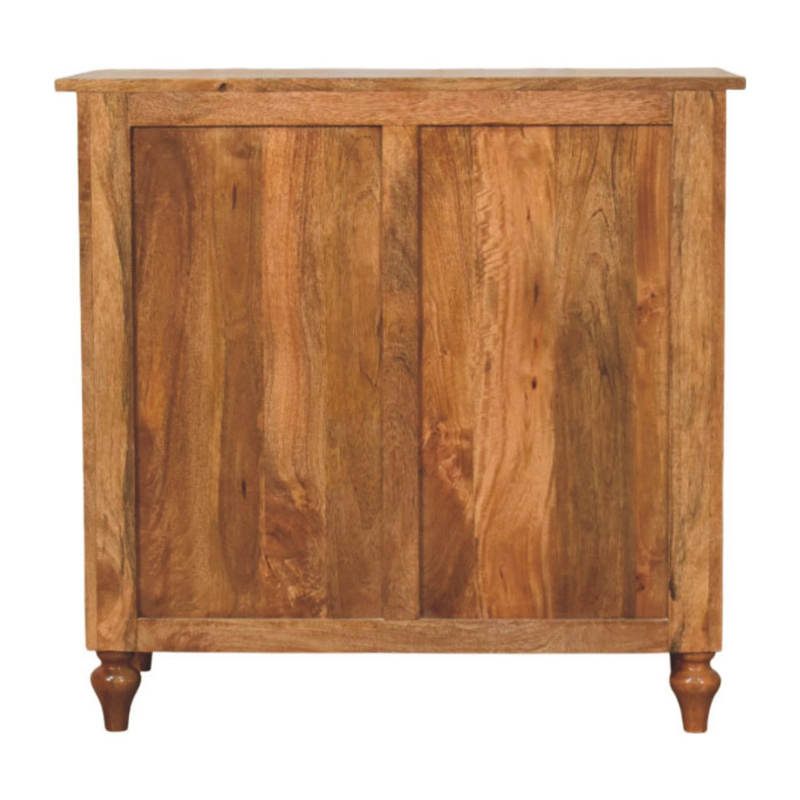 Artisan Furniture Solid Wood Spindle 3-Drawer Chest, Brown