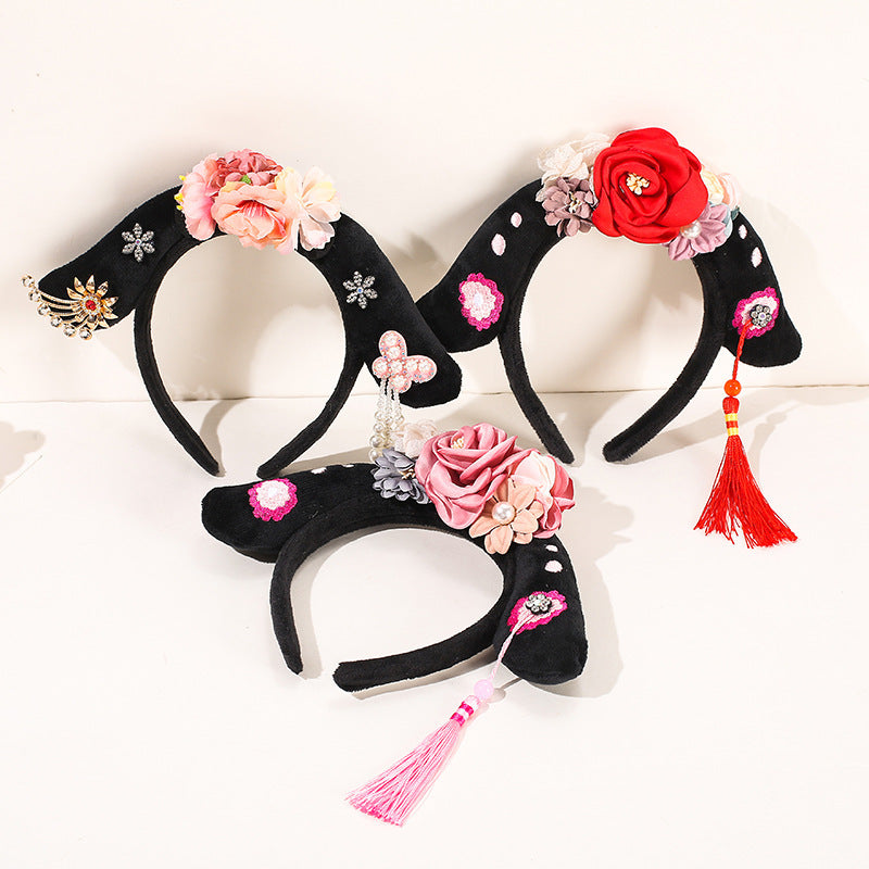 Chinese-Style Princess Tassel Headband