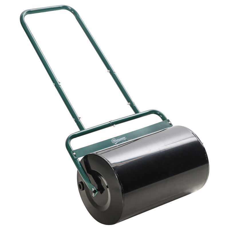 Outsunny Combination Push w/ 38L Sand or Water Garden Dark Green