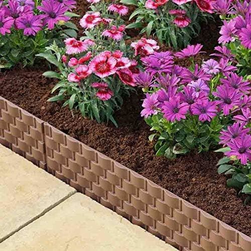 2.4m Faux Rattan Garden Edging
