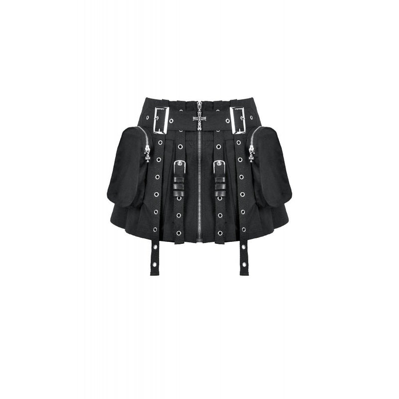 Dark in Love Metal Punk Skirt