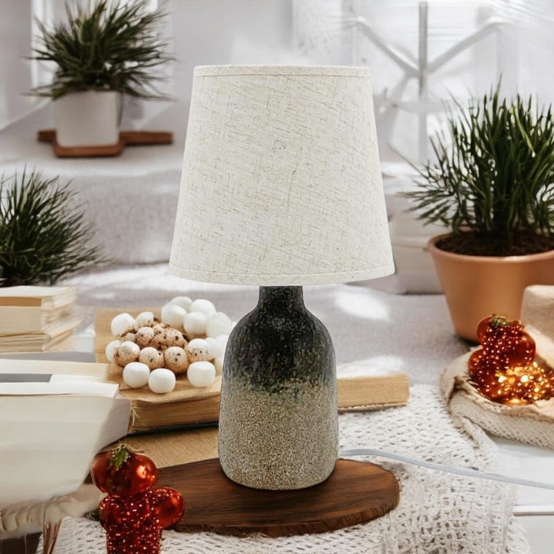 52CM HAND FINISHED LAMP AND SHADE