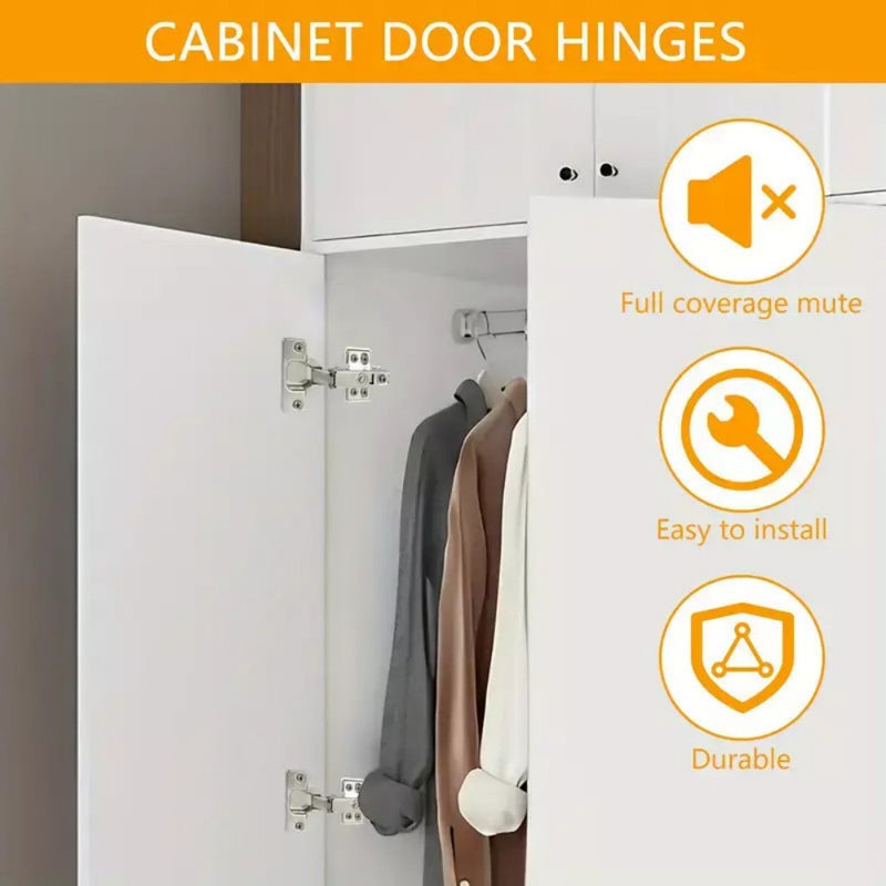 10X Quality Full Overlay 35mm Soft Close Hinges Kitchen Cabinet Cupboard Door UK