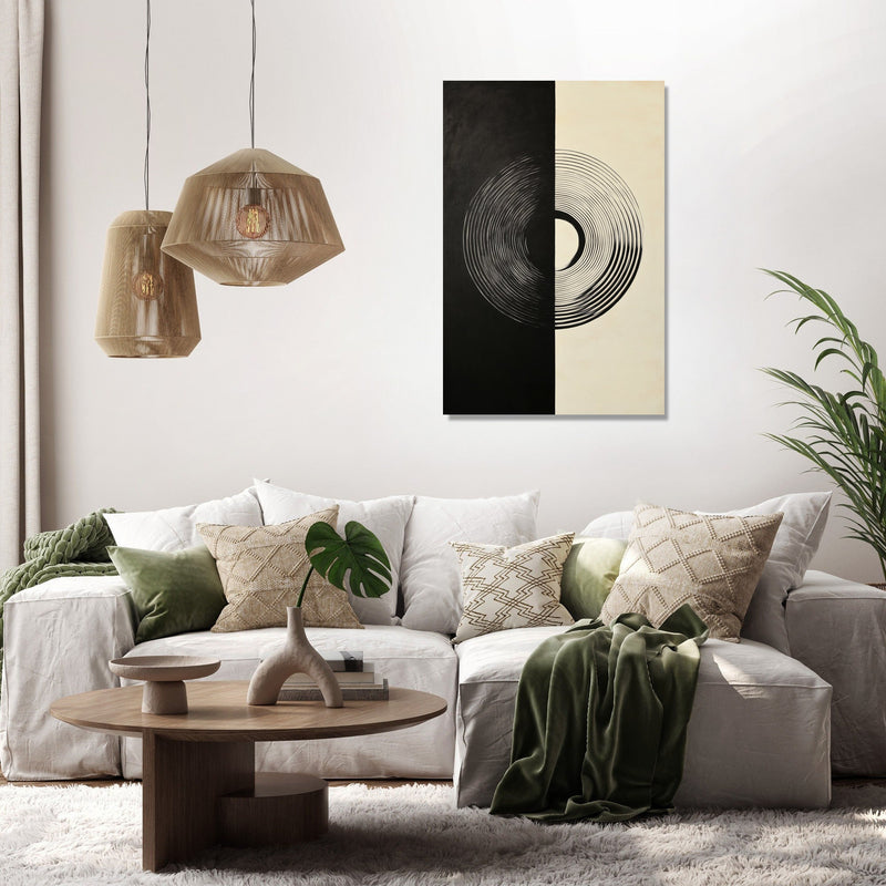 Illusionary Circle Canvas