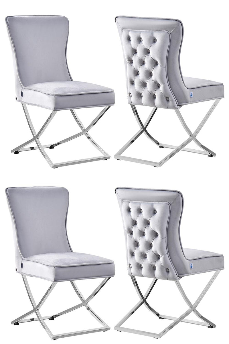 Trafalgar Velvet Dining Chair