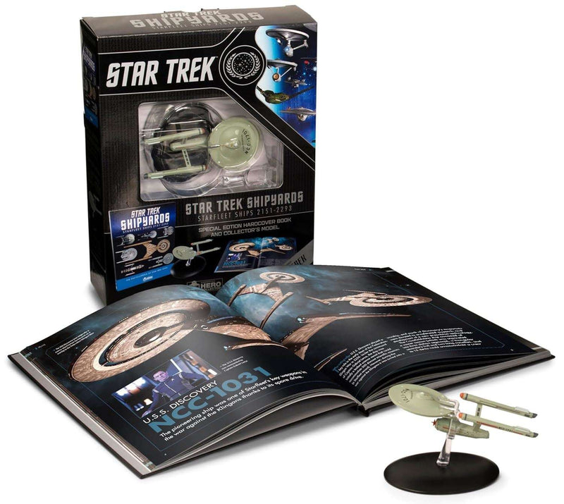 Star Trek Shipyards Starfleet Starships: 2151-2293 - Special Edition Hardcover Book and Collector's Model (Star Trek / Eaglemoss)