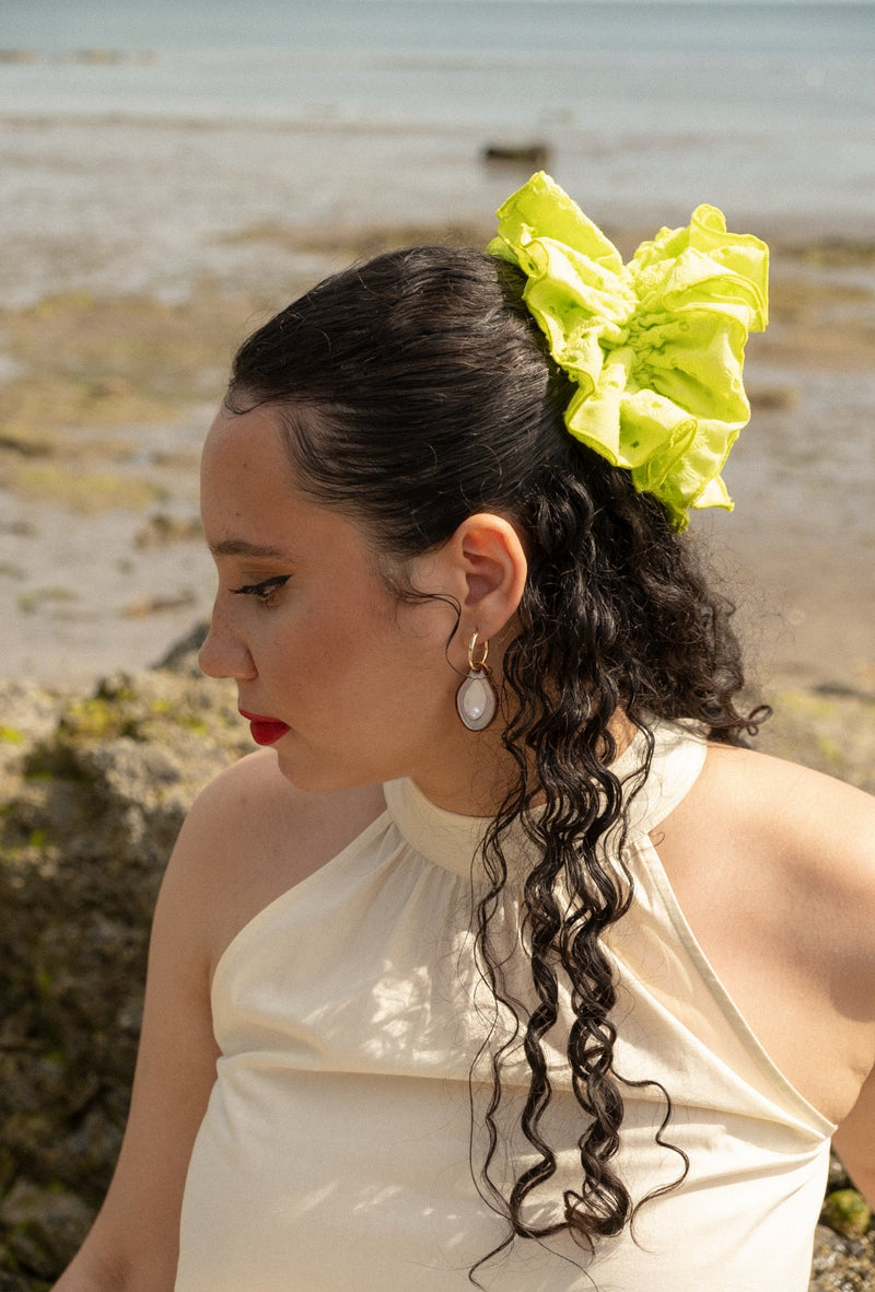 Oyster, Lemon and Hot Sauce Hoop Earrings