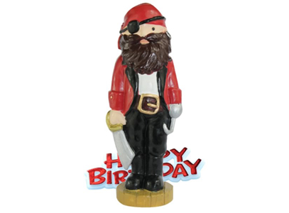 Anniversary House 2 Cake Decoration Topper - Pirate & Motto    bu  289