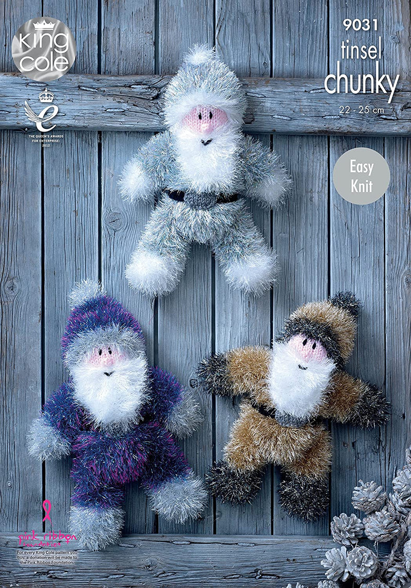 Tinsel Chunky Pattern 9031 - Santa Claus