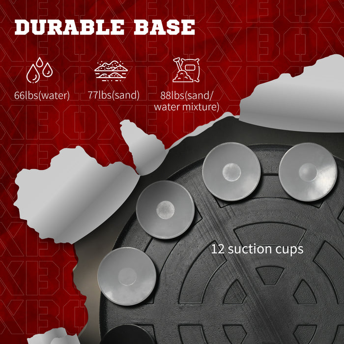 SPORTNOW Adjustable Speed Bag with Stand, Reflex Bar, Multicolour