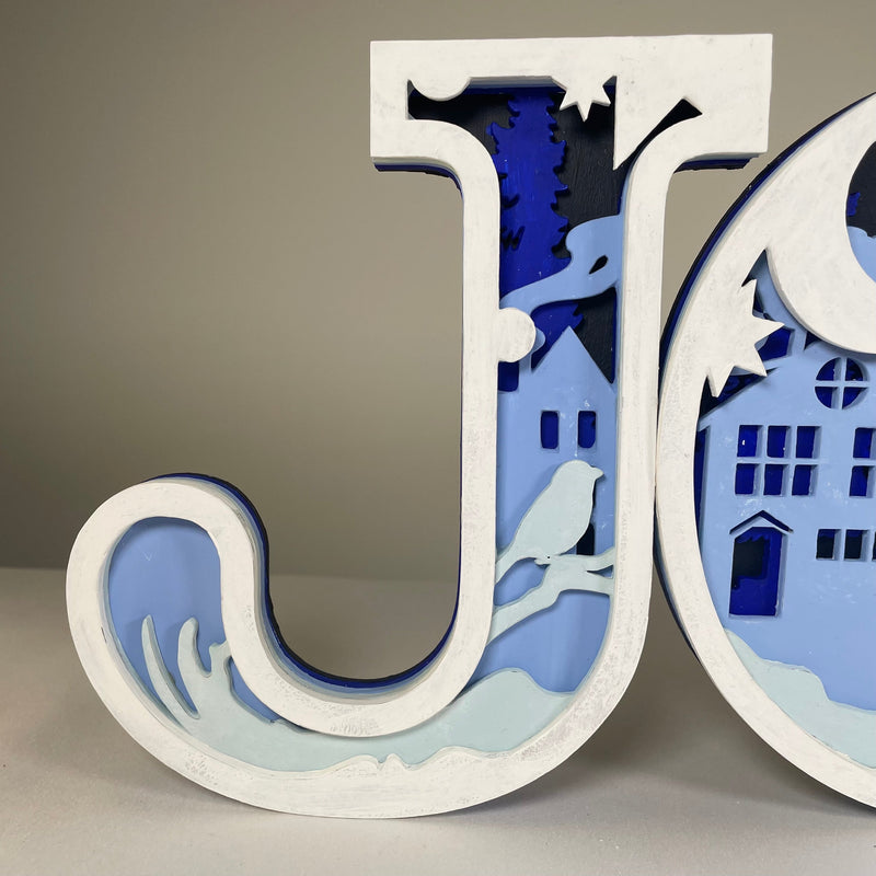 Joy Sign - Handmade Ornament