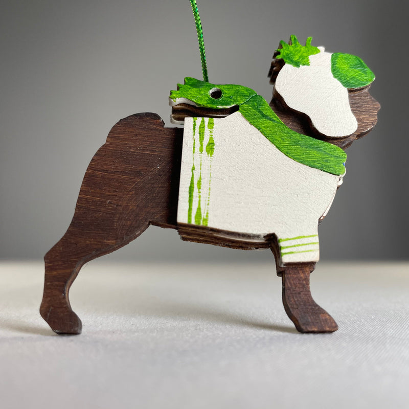 Companion Dog Bauble - Handmade Ornament