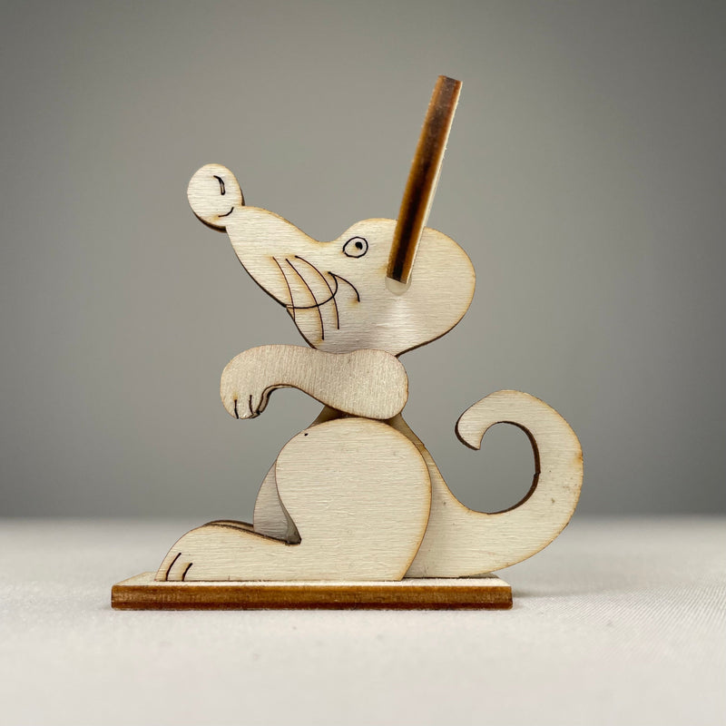 Mouse Ornament - Handmade Ornament