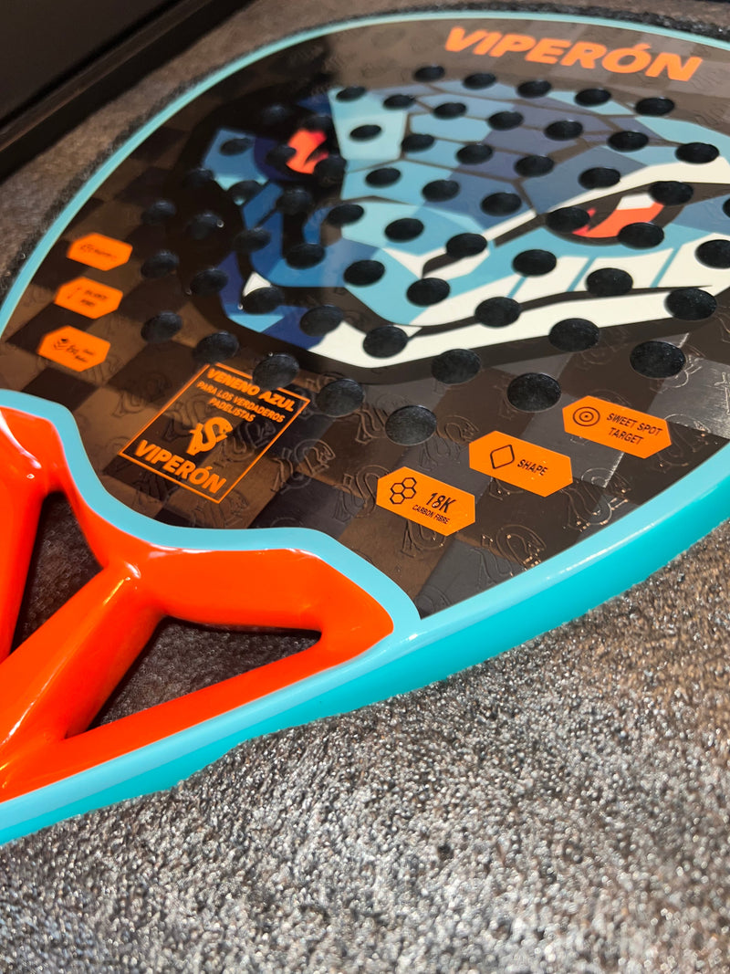 2026 Veneno Azul (Blue Poison) - VÍPERÓN Padel Racket