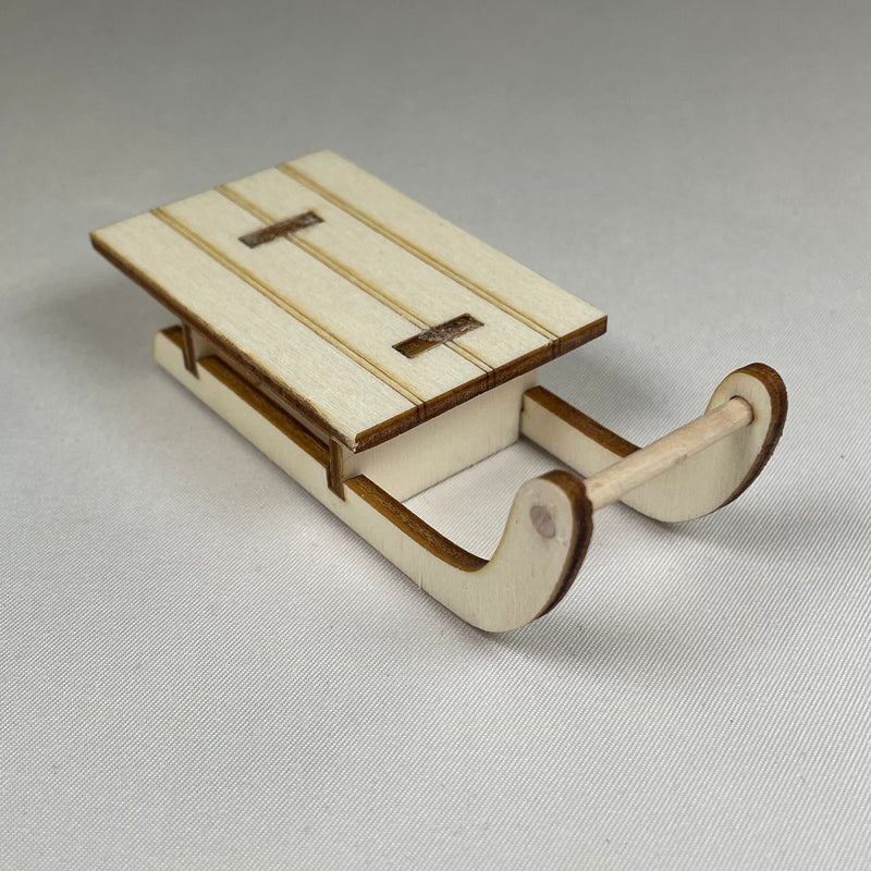 Winter Sledge - Handmade Ornament