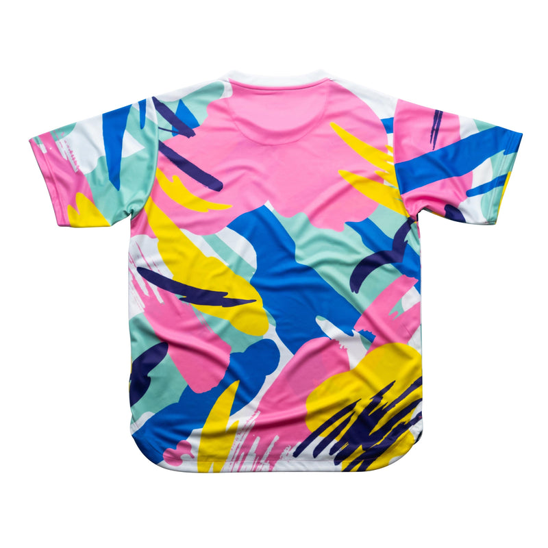 AIXO Abstract Mens Top Multicolour
