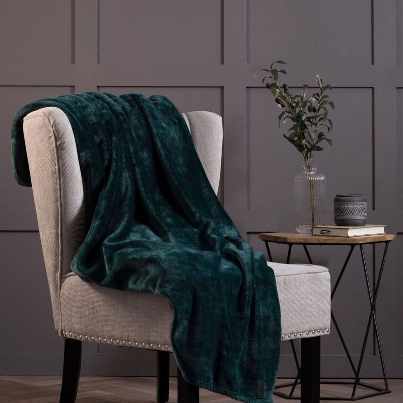 Extra Soft Warm Large Luxury Thermal Fleece Throw Blanket - 180 x 200 cm
