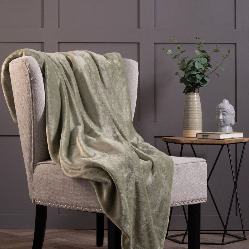 Extra Soft Warm Large Luxury Thermal Fleece Throw Blanket - 180 x 200 cm