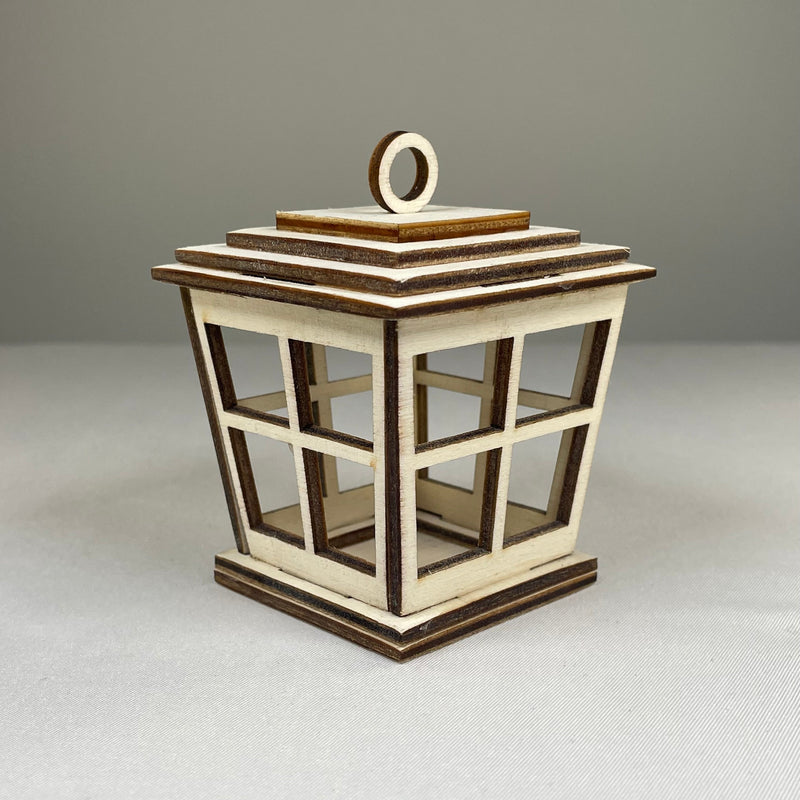 Victorian Christmas Lantern Bauble - Handmade Decoration