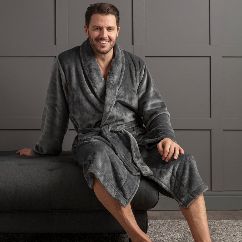 Soft Warm Mens Dressing Gown