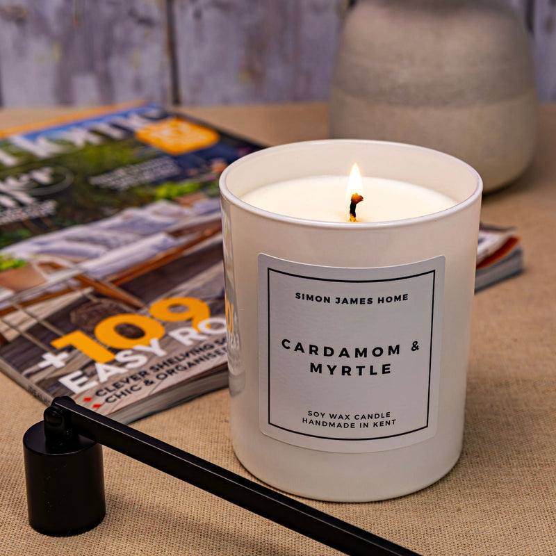 Cardamom & Myrtle Candle - Handmade Soy Wax