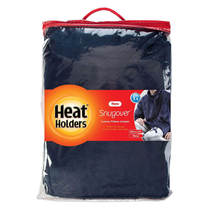 Mens Thermal Fleece Snugover Jumper with Front Pockets