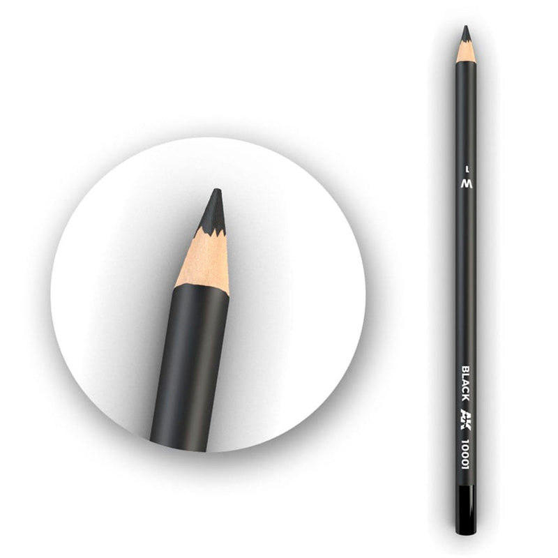 AK Interactive Watercolor Pencil Black AK10001
