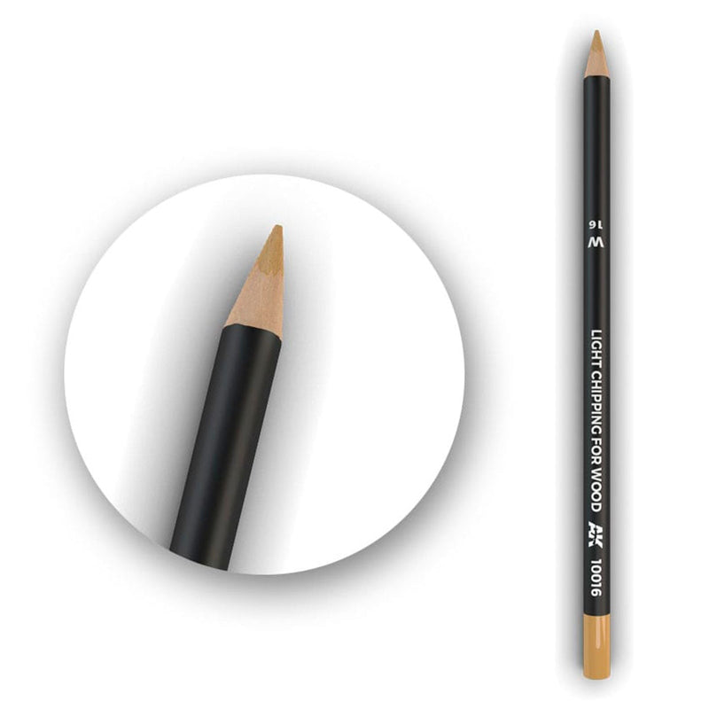 AK Interactive Watercolor Pencil Light Chipping for Wood AK10016