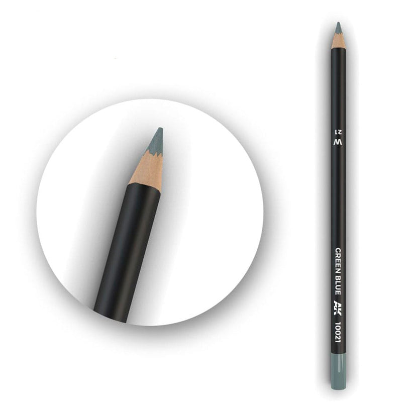 AK Interactive Watercolor Pencil Green Blue AK10021