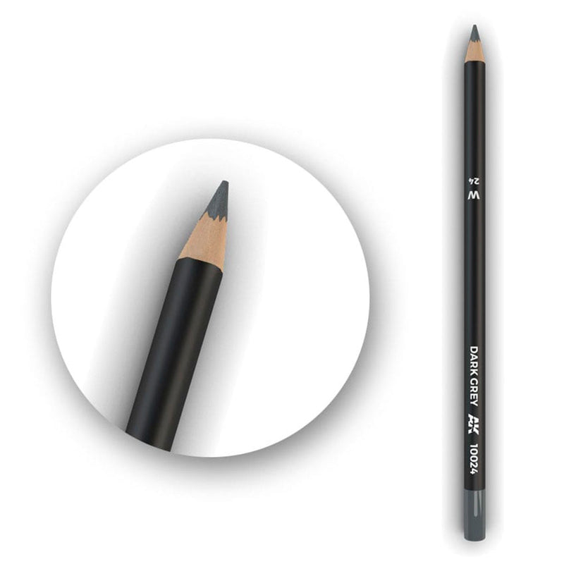 AK Interactive Watercolor Pencil Dark Grey AK10024