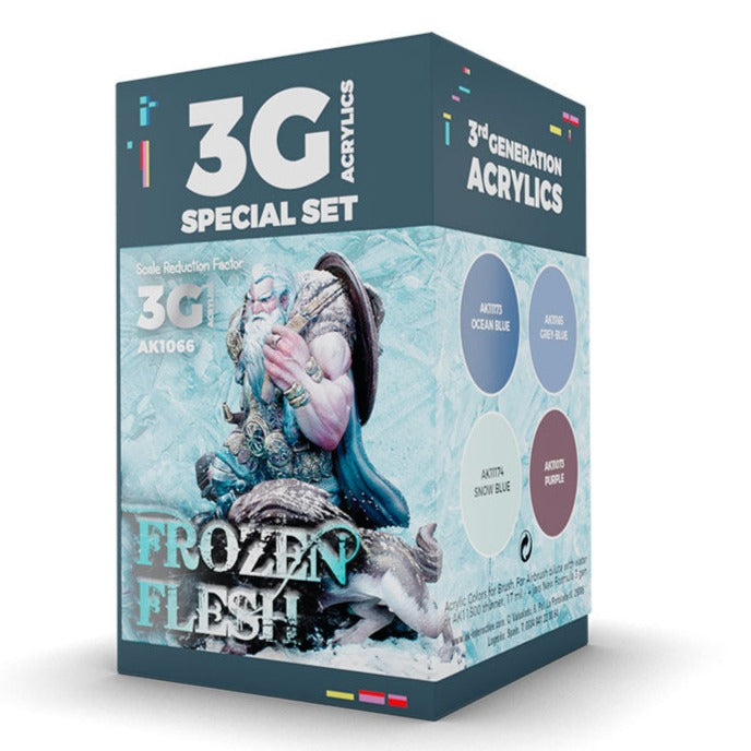 AK Interactive Wargame Color Set: Frozen Flesh (AK1066)