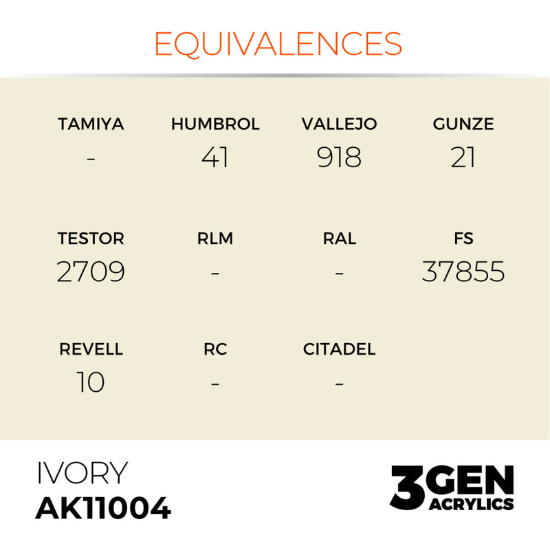 AK Interactive 3G - Ivory 17ml (AK11004)