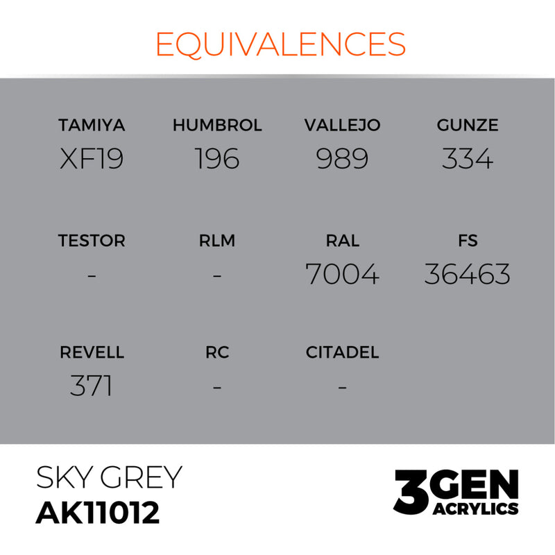 AK Interactive 3G - Sky Grey 17ml (AK11012)