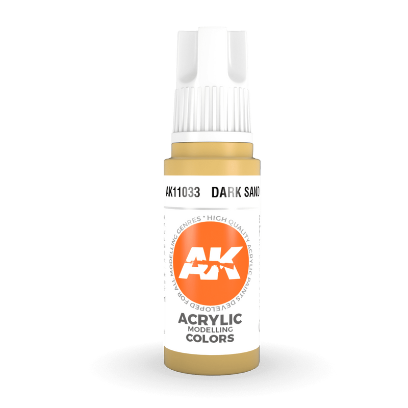 AK Interactive 3rd Gen Acrylic - Dark Sand 17ml AK11033