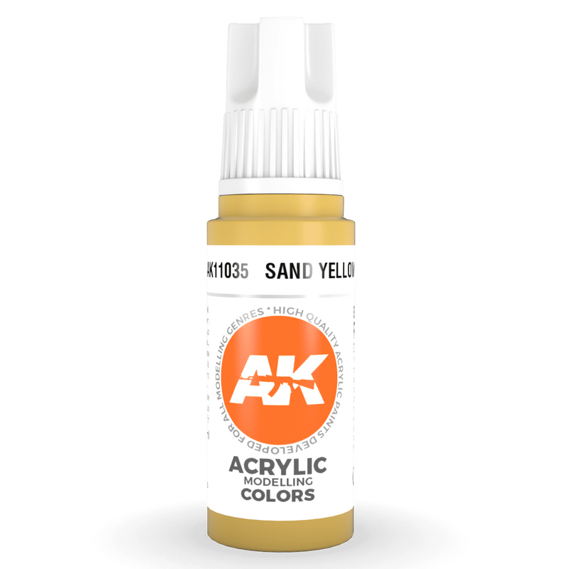 AK Interactive 3rd Gen Acrylic - Sand Yellow 17ml AK11035
