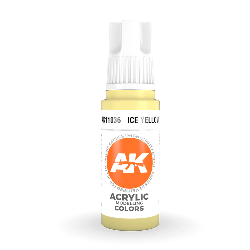 AK Interactive 3rd Gen Acrylic - Ice Yellow 17ml AK11036