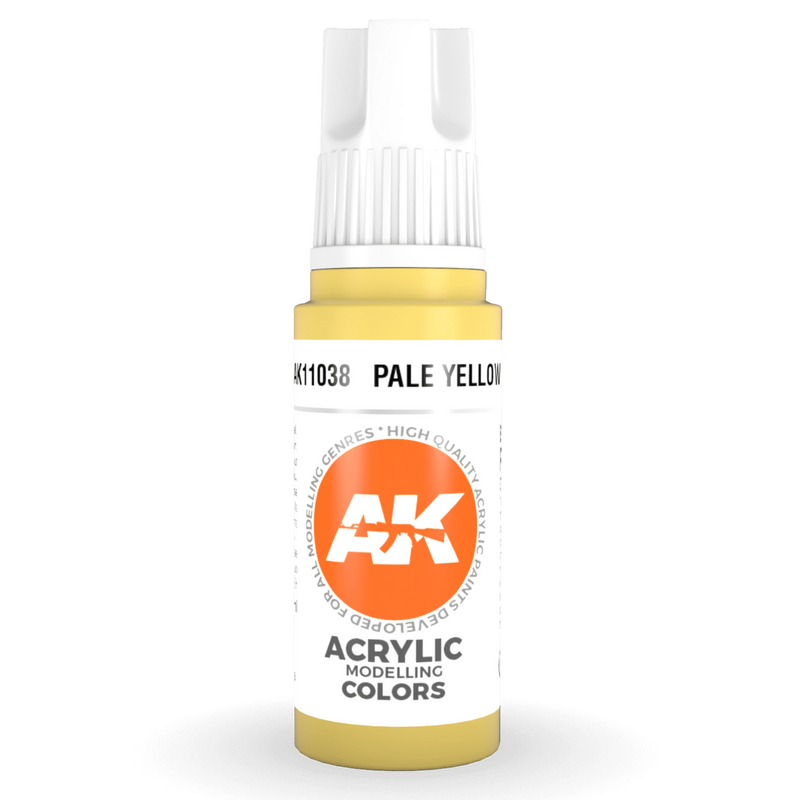 AK Interactive 3rd Gen Acrylic - Pale Yellow 17ml AK11038