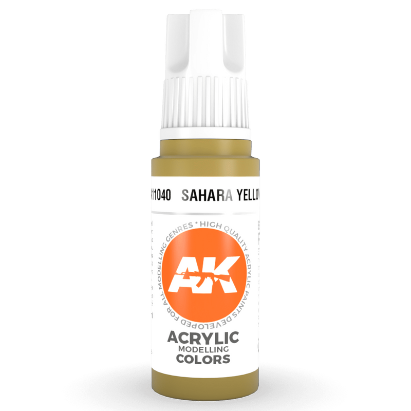 AK Interactive 3rd Gen Acrylic - Sahara Yellow 17ml AK11040