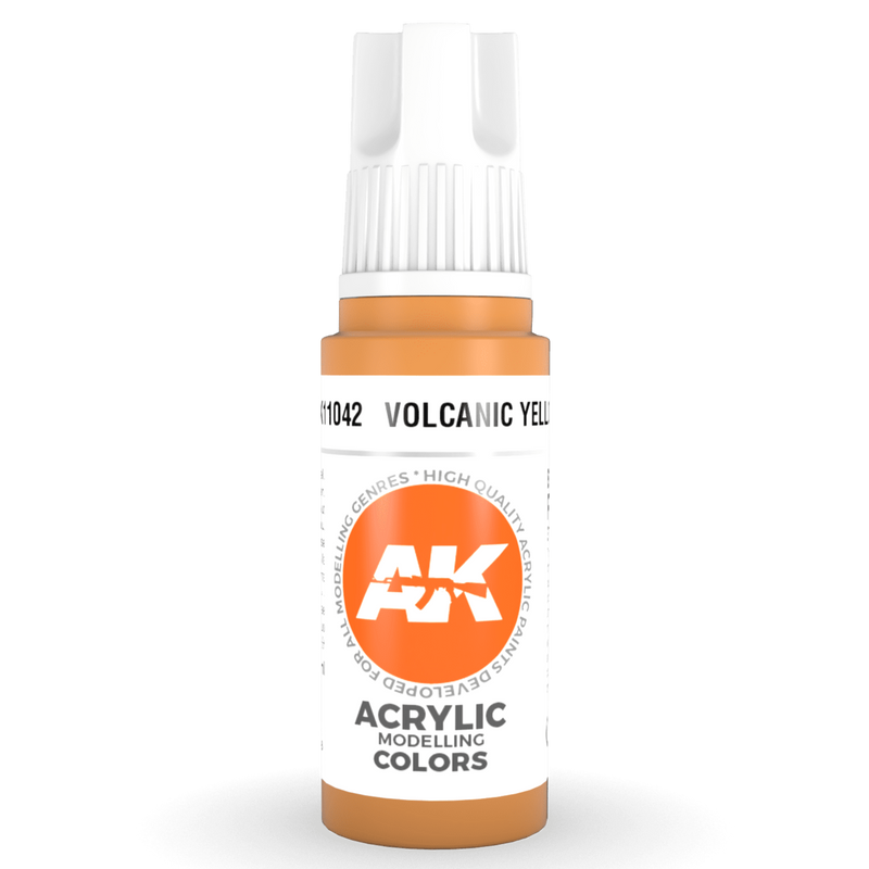 AK Interactive 3rd Gen Acrylic - Volcanic Yellow 17ml AK11042