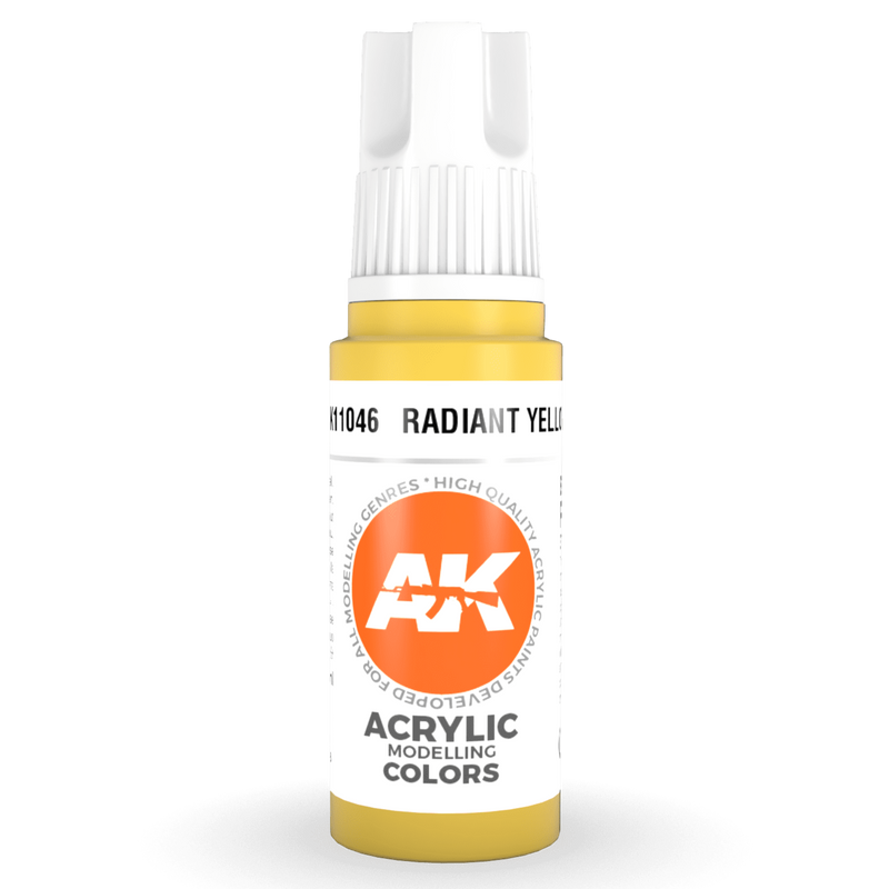 AK Interactive 3rd Gen Acrylic - Radiant Yellow 17ml AK11046